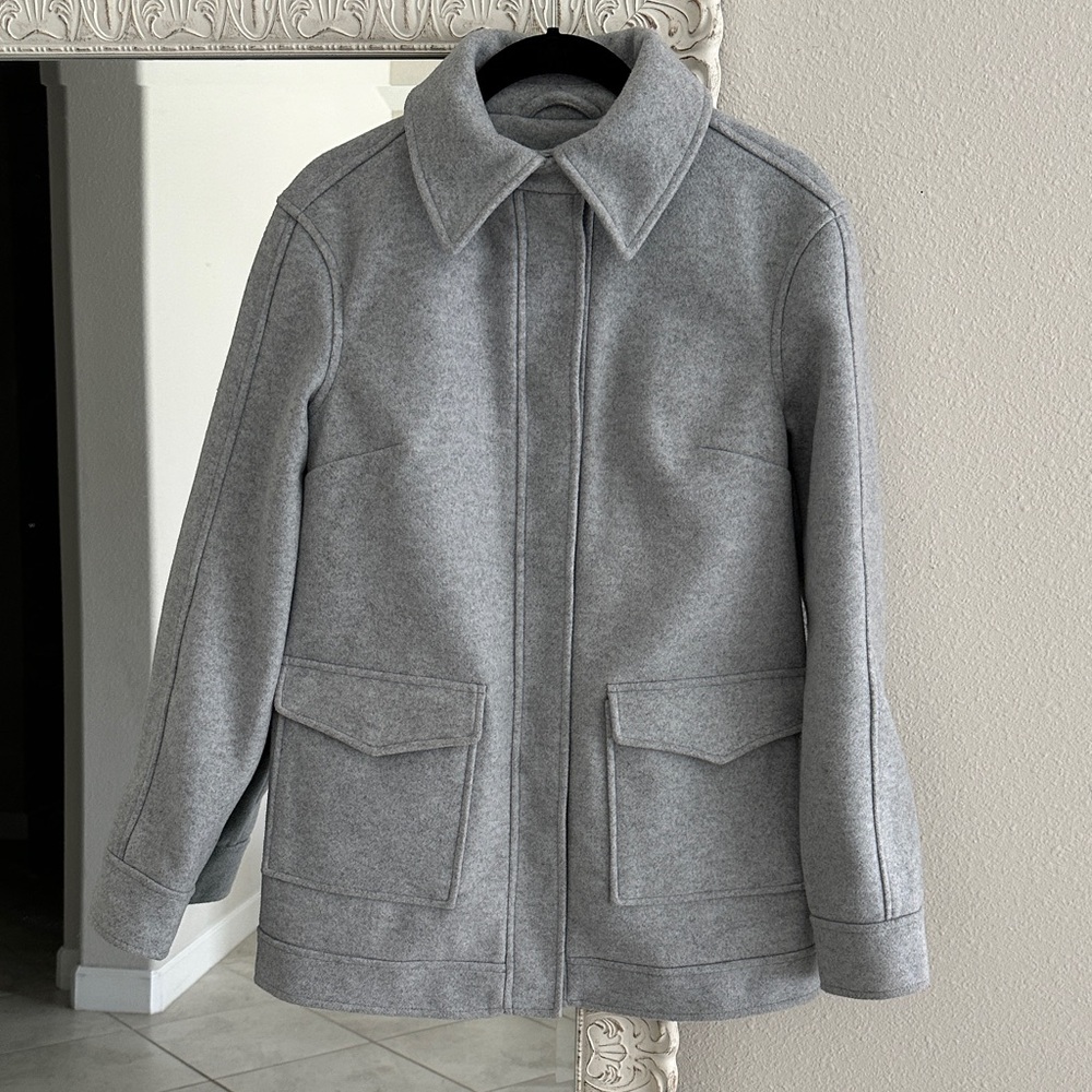Avec Les Filles Gray Coat